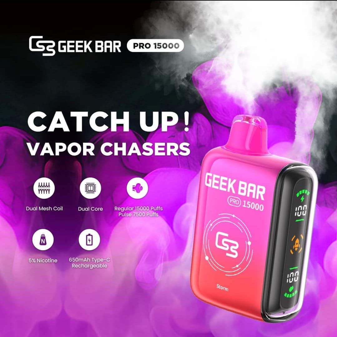 GEEKBAR PRO DISPOSABLE VAPES 15000PUFFS