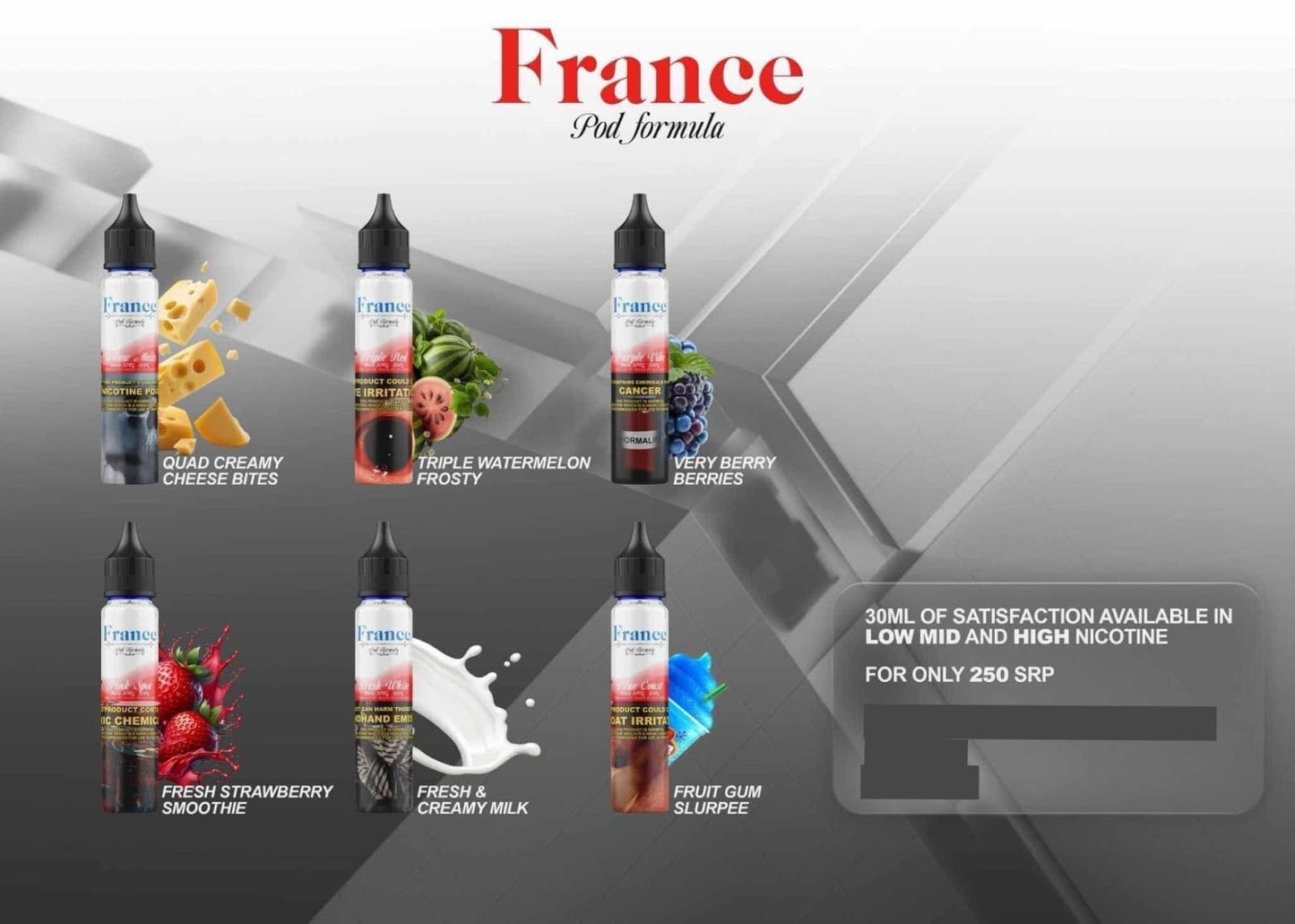 FRANCE POD FORMULA 12MG