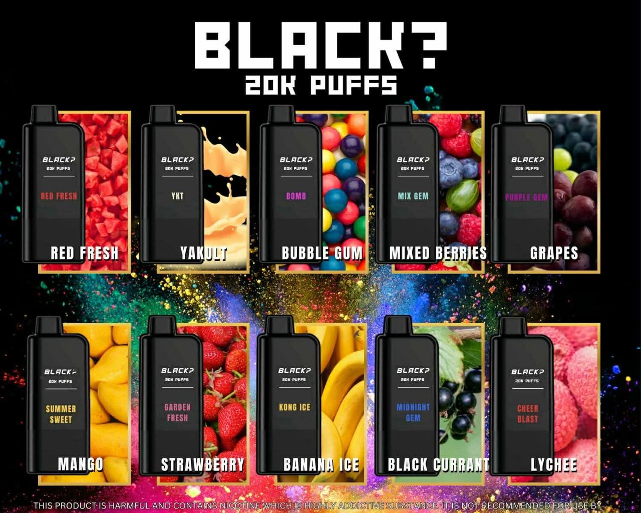 BLACK? V1 20000 PUFFS