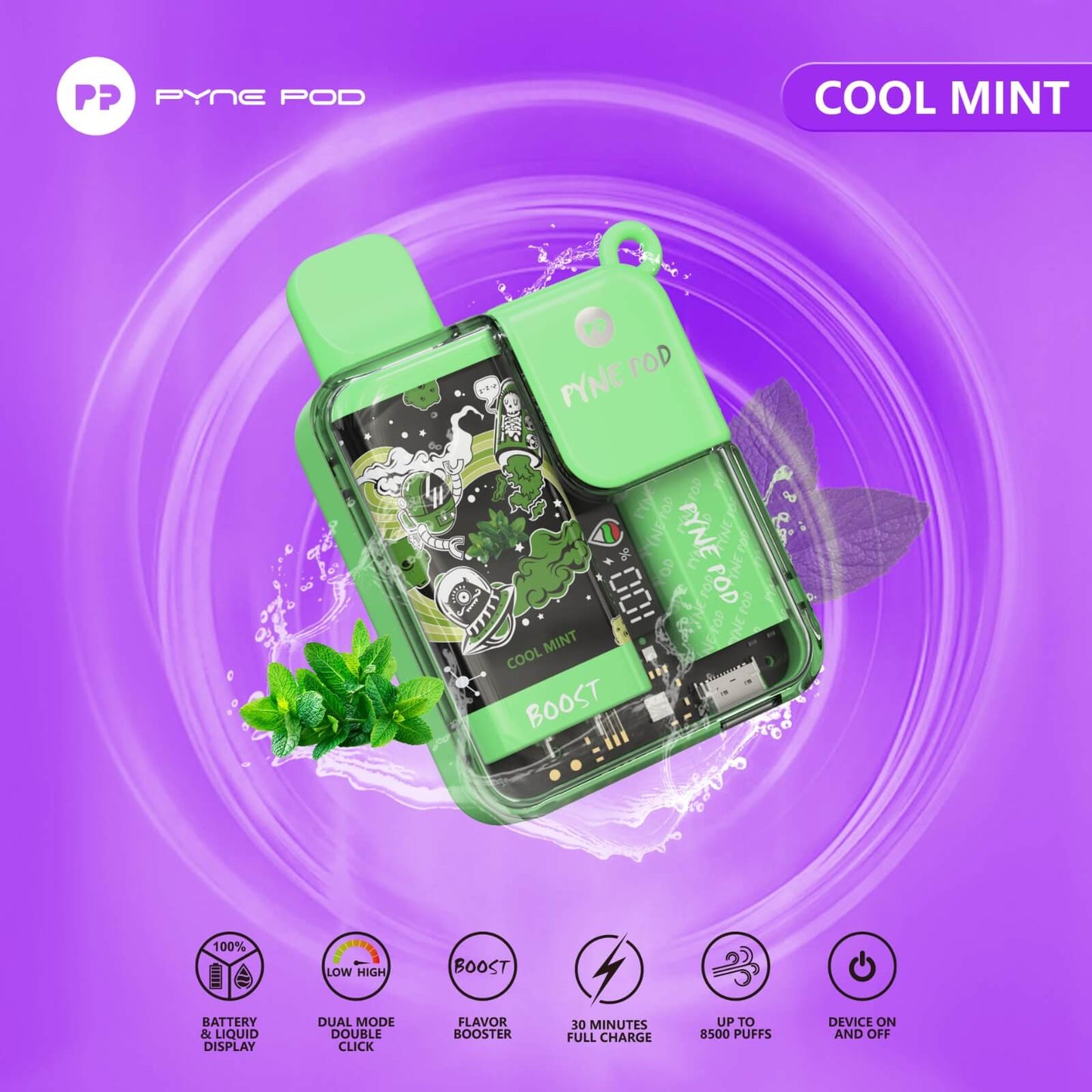 PYNE POD BOOST 8500 Puffs Disposable Vape