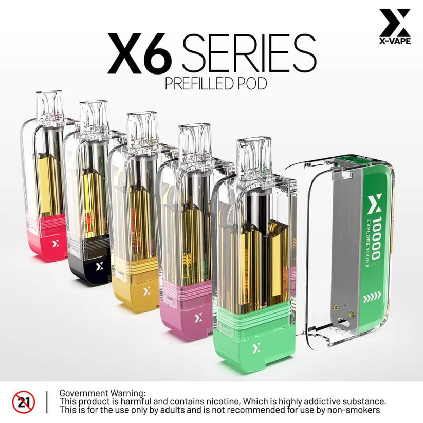 X-VAPE X6 SERIES – OX VAPE MAKATI