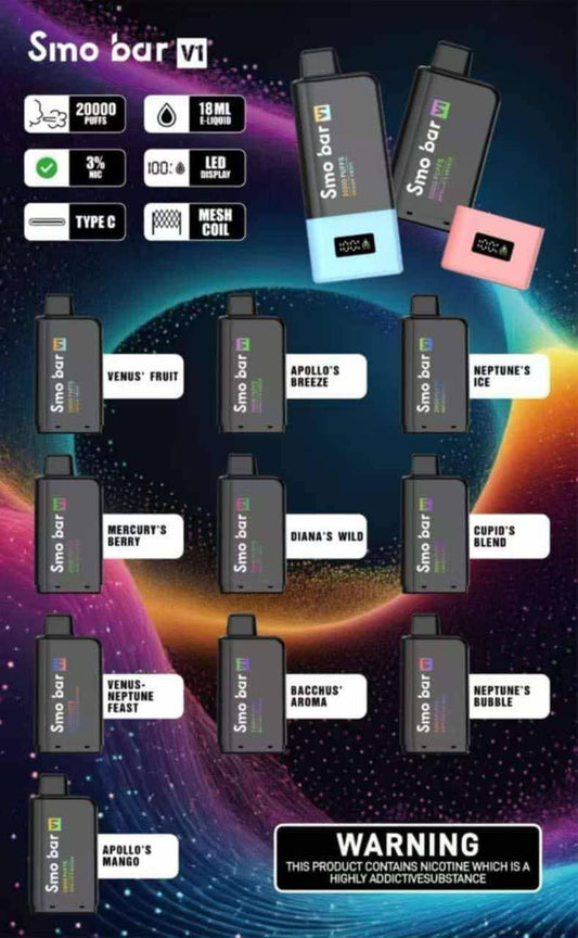 V1 BAR  20000 PUFFS