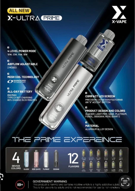 X-ULTRA PRIME BATTERY AND PODS