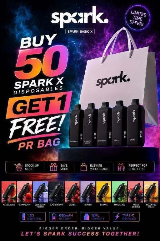 SPARK DISPOSABLE 20K PUFFS